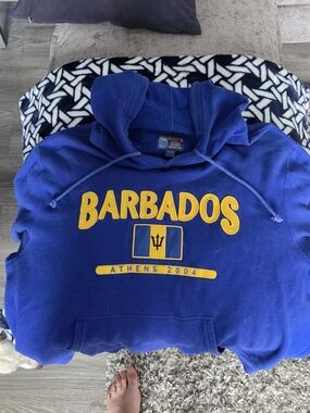 Roots Navy Hoodie with Yellow Logo